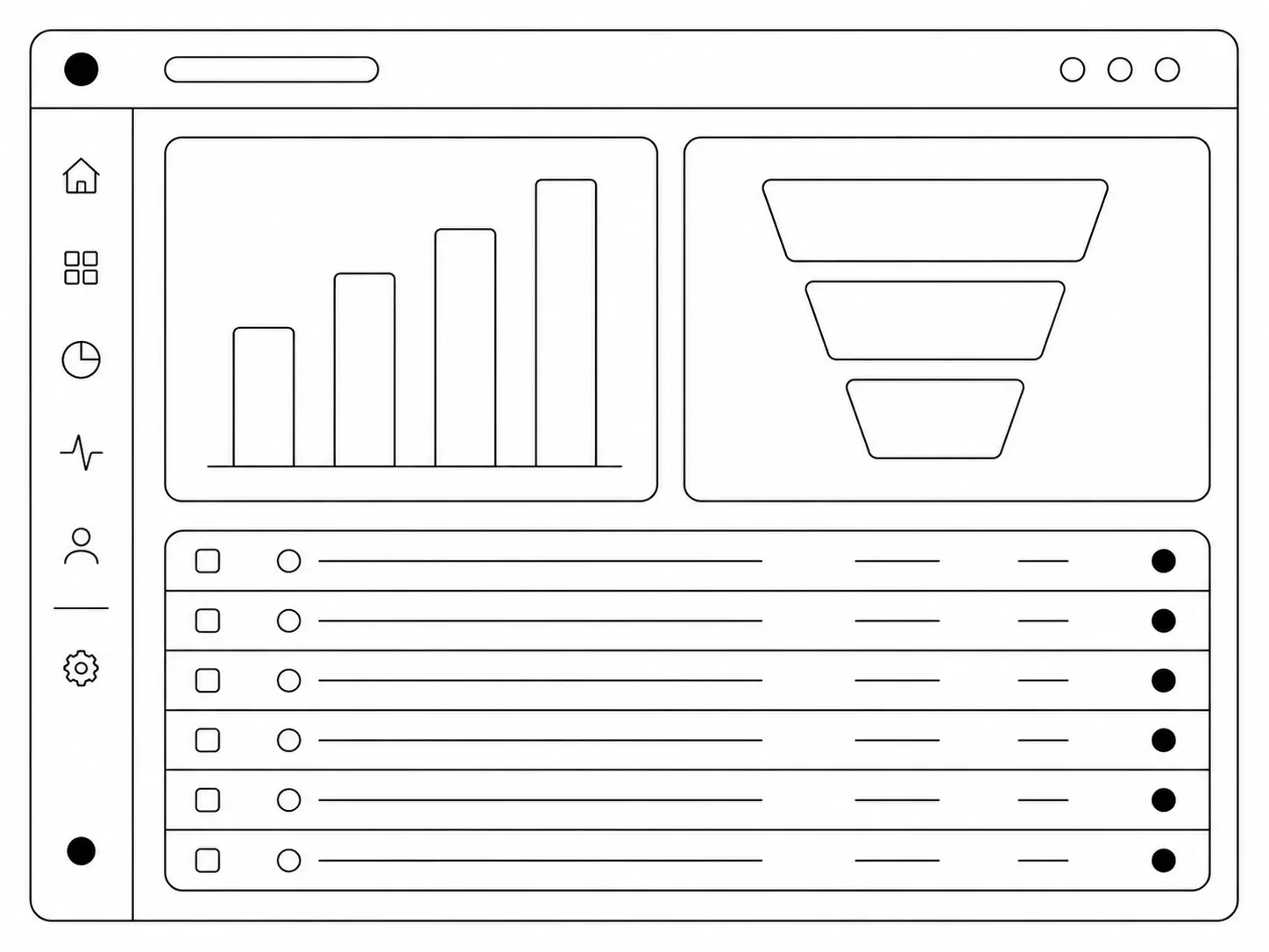 Delivery statistics of a campaign with the log of the single sends