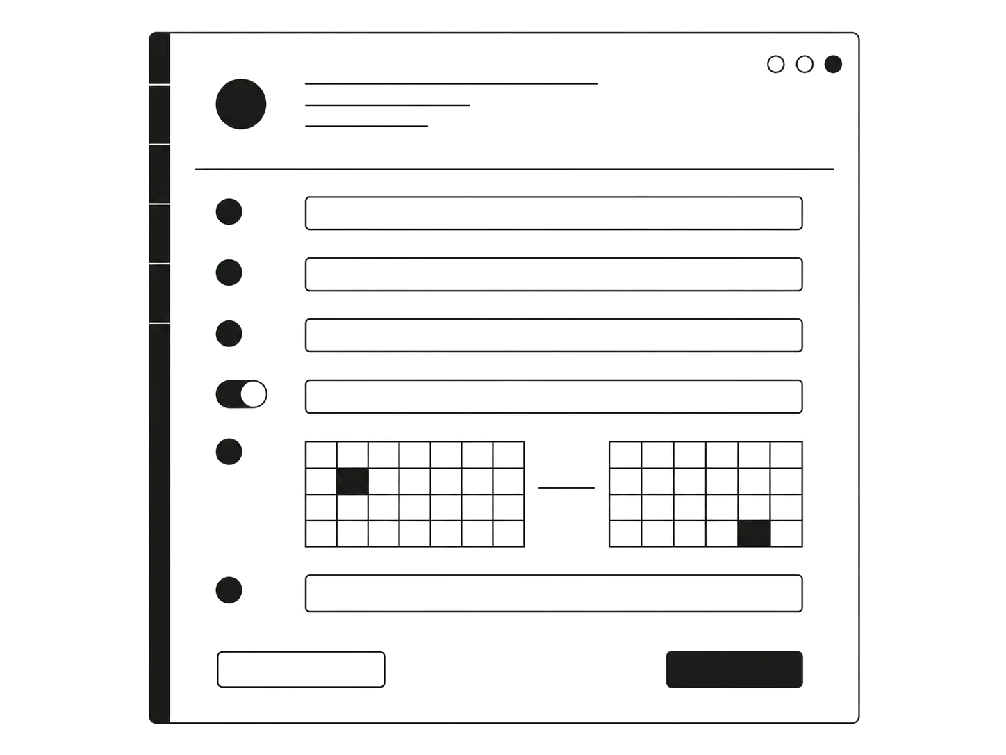 Event registration form in the colours of the brand